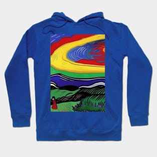 VAN GOGH STYLE RAINBOW Hoodie